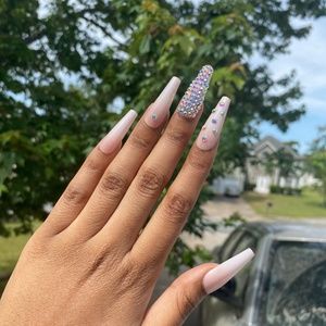 24pc press on nails-Starlight